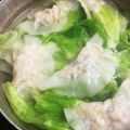 カフェ店員M子's cooksnap of when they made 水餃子　（皮とスープ）.