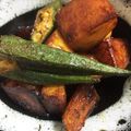 猫村猫実's cooksnap of when they made オクラとじゃが芋のオイスターカレー炒め.