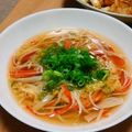 赤きんぎょ16's cooksnap of when they made 子供に人気☆簡単！カニカマ玉スープ☆.