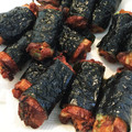 ぶちもに's cooksnap of when they made ちくわと納豆の磯辺揚げ.