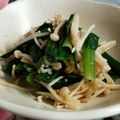 ミンナンナ's cooksnap of when they made ベジ♪ニラとえのきのごま酢和え.