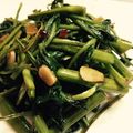 ゆかちゃん♡'s cooksnap of when they made 空芯菜の簡単オイスター炒め.