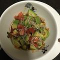 にむばすしゅたーぜん's cooksnap of when they made アボカド・トマト・しらすのコク旨サラダ.