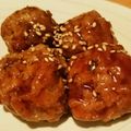 たちぃえり's cooksnap of when they made ♡甘だれ肉団子♡.