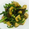 ひよコック◎'s cooksnap of when they made ✿茄子とピーマンと豚肉のカレー炒め✿.