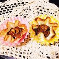 kanna＊'s cooksnap of when they made 超簡単☆餃子の皮でチョコバナナタルト☆.