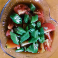 しょここ♡'s cooksnap of when they made 簡単！トマトとオクラのぽん酢和え.