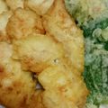 まかべん's cooksnap of when they made サクサクしっとり♪鳥ささみと夏野菜天麩羅.