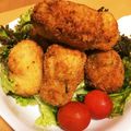 miho0612's cooksnap of when they made 簡単♡リメイク♡生ハム巻ポテサラフライ♡.