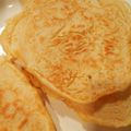 茶茶みかん's cooksnap of when they made ヨーグルト消費！モチフワパンケーキ！.