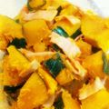 はっぴーふらわー's cooksnap of when they made 簡単！レンジでかぼちゃのベーコン煮.
