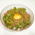 のかまるこ's cooksnap of when they made 簡単 ピリ辛スタミナ丼 ＊.