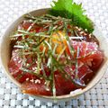 スタイリッシュママ's cooksnap of when they made 我が家の山かけ丼♪漬けマグロ仕立て.