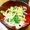 B子chan's cooksnap of when they made 小松菜と人参のピーナツ和え.