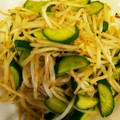マイコラス's cooksnap of when they made 適当旨レシピ☆キュウリともやしの中華炒め.