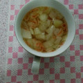 ma___111's cooksnap of when they made 大根と桜えびのスープ.