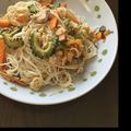 tanishi27's cooksnap of when they made ゴーヤとそうめんのチャンプルー.