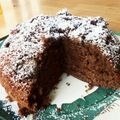 さとっちにゃん's cooksnap of when they made 炊飯器ココアケーキinチョコ♪.