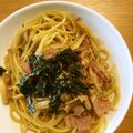 ゆきみ子's cooksnap of when they made きのことベーコンの和風パスタ♪.