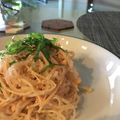shiori65's cooksnap of when they made 白滝のたらこパスタ.