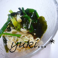 yukiはぴ's cooksnap of when they made ネギとエノキの簡単ポンズを和えただけ.
