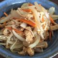 しのざくら's cooksnap of when they made にんじんと玉ねぎのきんぴら 作り置き.