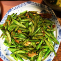 とらこ見習い's cooksnap of when they made ささぎと油揚げの醤油炒め.