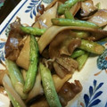 料理初心者りょうこ's cooksnap of when they made アスパラガスとエリンギのバター炒め.