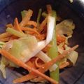 亀梨かずや's cooksnap of when they made 味噌バターで食べる☆人参と長ねぎ炒め.
