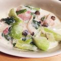 クック6ZKC6A☆'s cooksnap of when they made チンゲン菜のクリーム煮Ⅱ.
