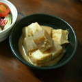Krum's cooksnap of when they made ◎簡単◎ 厚揚げとこんにゃくだけの味噌煮.