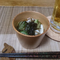 ダイナマイト漆黒's cooksnap of when they made 長いもともずくの酢の物*.