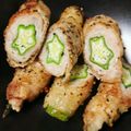 マーチン55's cooksnap of when they made おくらの豚肉巻き.