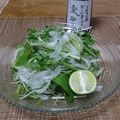 ダイナマイト漆黒's cooksnap of when they made 三つ葉とスプラウトのスダチ醤油和え.