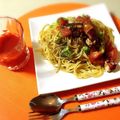 になりーな's cooksnap of when they made 麺つゆで簡単☆タコとトマトの冷製パスタ.