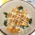 ありぃ、's cooksnap of when they made パパッと簡単☆豚キムチマヨ丼.