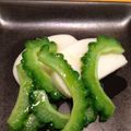 HIAYU's cooksnap of when they made ゴーヤとかまぼこ　カンタンお浸し.