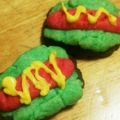 きちぇり's cooksnap of when they made ホットドッグ？！可愛いクッキー♥.