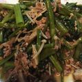 ダッシュちえ蔵's cooksnap of when they made 所要時間10分⭐豚肉と空芯菜炒め.