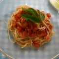 ととろ＆めい's cooksnap of when they made トマト・バジル・アンチョビの冷製パスタ.