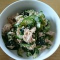 ひーちゃんママ♪'s cooksnap of when they made ツナとワカメときゅうりの酢の物.