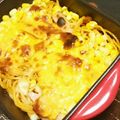 shizuとreo's cooksnap of when they made 朝５分♪お弁当♪パスタチーズ焼き♪冷凍可.