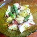 アネクメーネ's cooksnap of when they made タコとジャガイモのジェノベーゼサラダ.