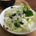 つるpigeonn's cooksnap of when they made ごま塩海苔シラスサラダ.