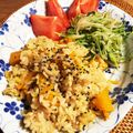 pico♡mama's cooksnap of when they made たっぷりカボチャで♡簡単炊き込みご飯.