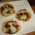 mikiha5's cooksnap of when they made 餃子の皮でネギピザ.