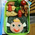美優鈴♪'s cooksnap of when they made キャラ弁 ドラクエ エンゼルスライム.