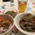 クックS8U916☆'s cooksnap of when they made 牛肉と根菜の甘辛煮.