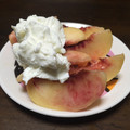 亜久里's cooksnap of when they made 水切りヨーグルトと桃のデザート.