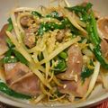 みつえぽん's cooksnap of when they made 砂肝のもやしニラ炒め.